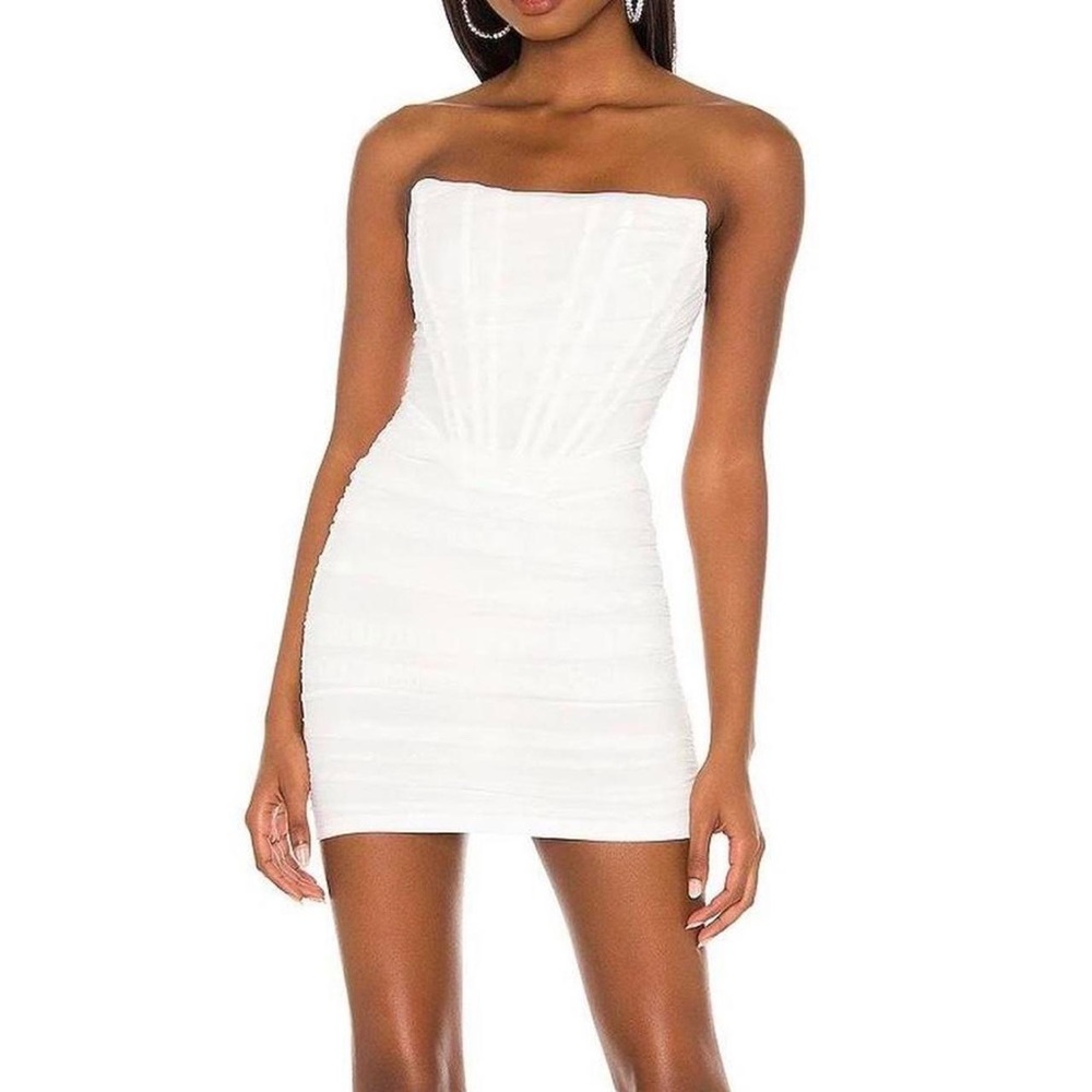 WHITE REVOLVE DRESS